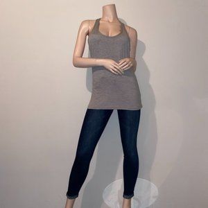 ROAD RUNNER PERFECT FIT GREY HEATHER TANK TOP - M